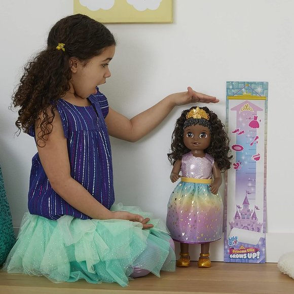 NEW Baby Alive Princess Ellie Grows Up Black Hair Doll 18" African American - Picture 3 of 16